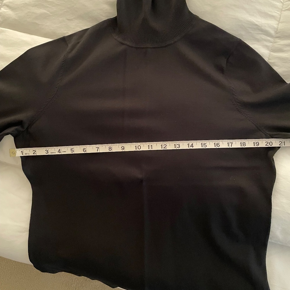 Loft Black Turtleneck XL